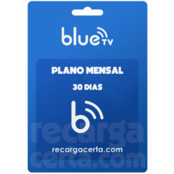recarga Bluetv mensal 30 dias