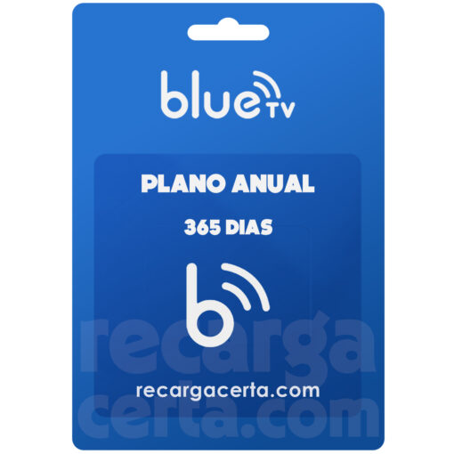 recarga Bluetv anual 365 dias