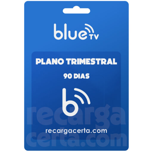 recarga Bluetv trimestral 90 dias