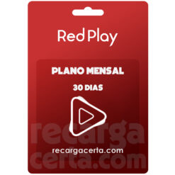 recarga Redplay mensal 30 dias