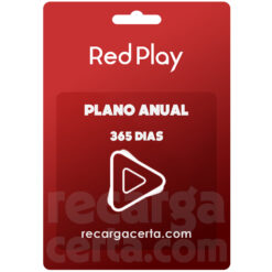 recarga Redplay anual 365 dias