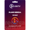recarga Unitv mensal 30 dias