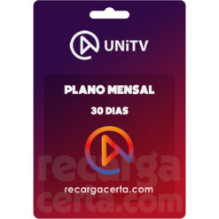 recarga Unitv mensal 30 dias