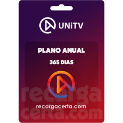 recarga Unitv anual 365 dias