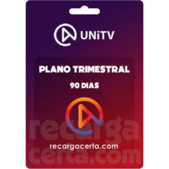 recarga Unitv trimestral 90 dias