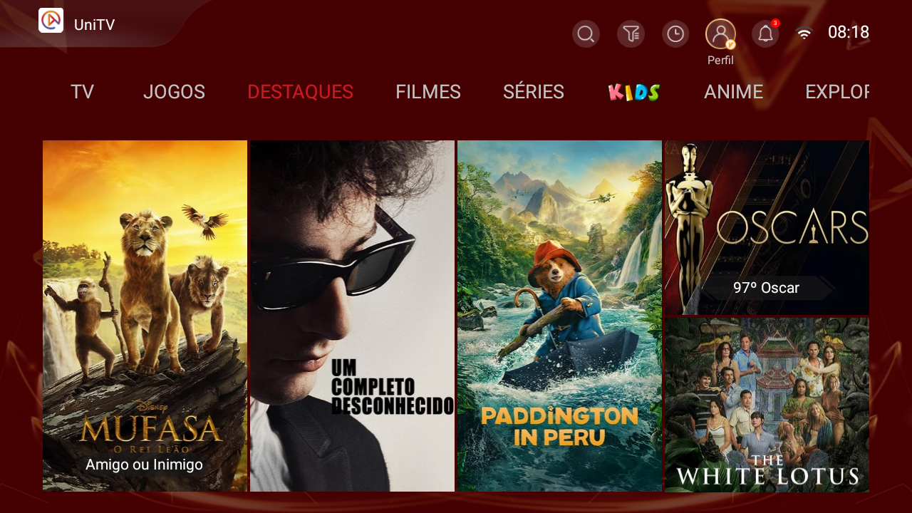 Ativar recarga Unitv