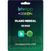 recarga btvapp mensal 30 dias