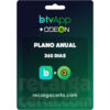recarga btvapp anual 365 dias