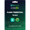 recarga btvapp trimestral 90 dias