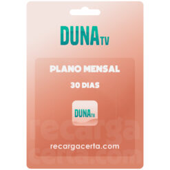 Recarga Dunatv 30